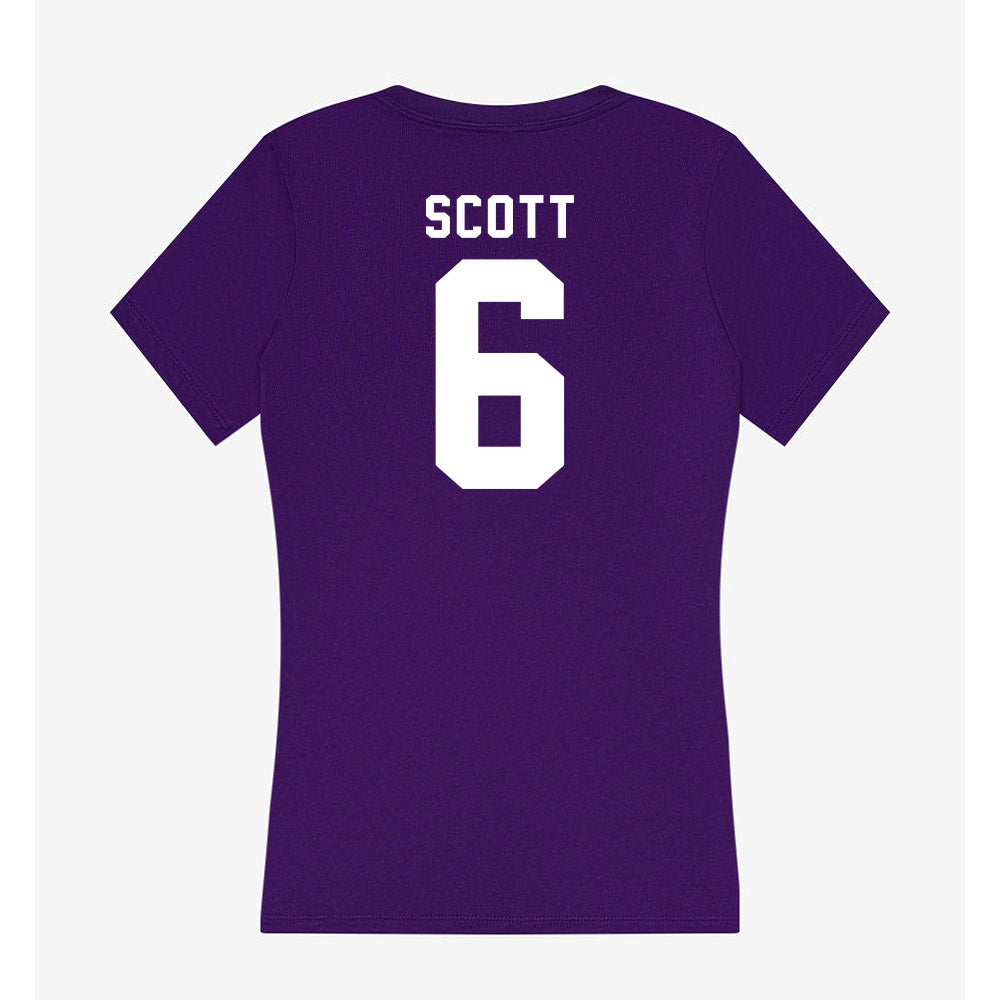 TCU - NCAA Football : Jeremy Scott - Women's V-Neck T-Shirt-1