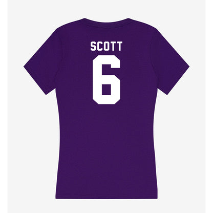 TCU - NCAA Football : Jeremy Scott - Women's V-Neck T-Shirt-1