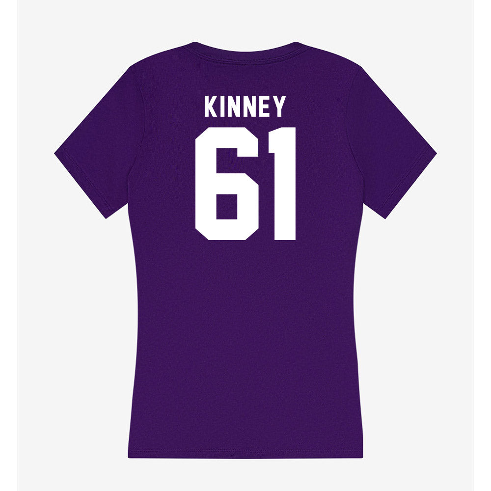 TCU - NCAA Football : Dylan Kinney - Women's V-Neck T-Shirt-1