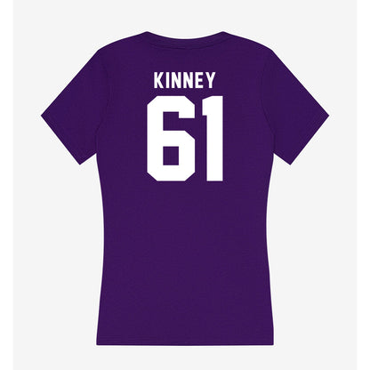 TCU - NCAA Football : Dylan Kinney - Women's V-Neck T-Shirt-1