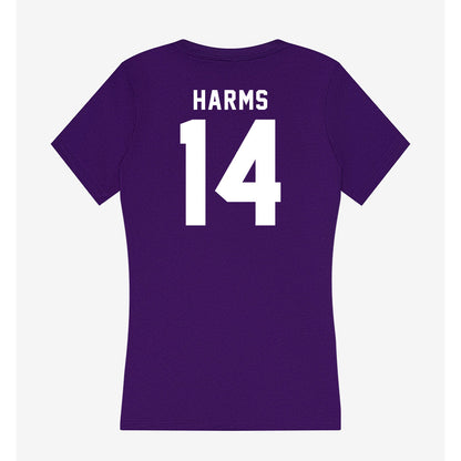 TCU - NCAA Women's Soccer : Hannah Harms - Women's V-Neck T-Shirt-1