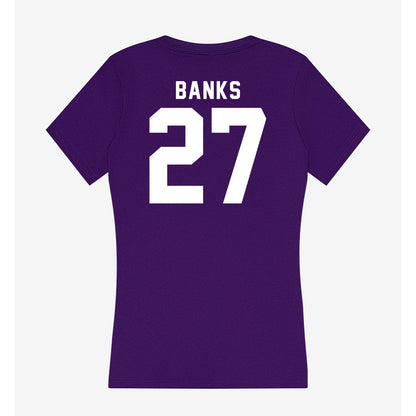 TCU - NCAA Women's Soccer : Camille Banks - Women's V-Neck T-Shirt-1