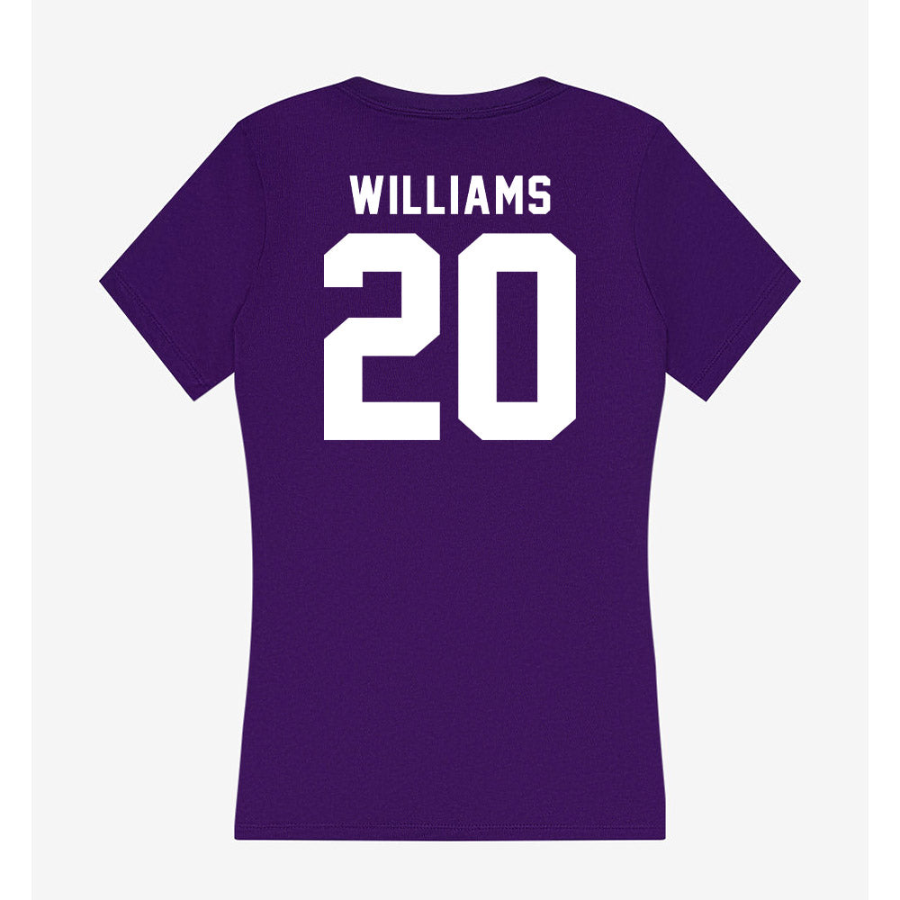 TCU - NCAA Football : Anthony Williams - Women's V-Neck T-Shirt-1