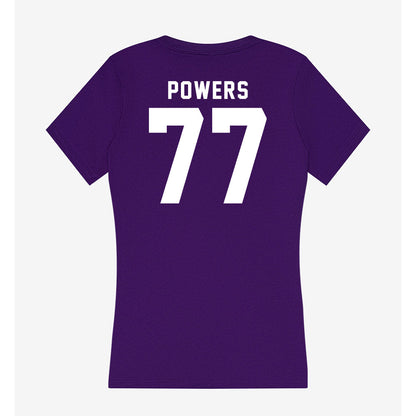 TCU - NCAA Football : Cooper Powers - Women's V-Neck T-Shirt-1