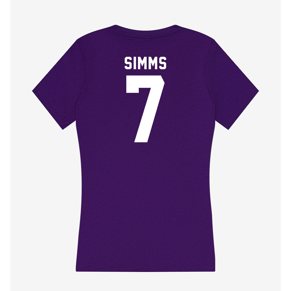 TCU - NCAA Football : Julius Simms - Women's V-Neck T-Shirt-1