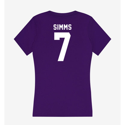 TCU - NCAA Football : Julius Simms - Women's V-Neck T-Shirt-1