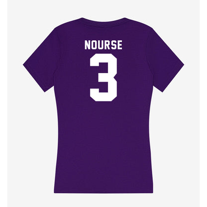 TCU - NCAA Women's Soccer : Peyton Nourse - Women's V-Neck T-Shirt-1