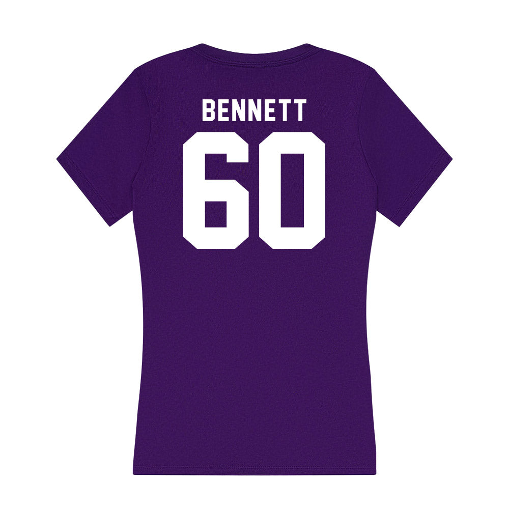 TCU - NCAA Football : Cade Bennett - Women's V-Neck T-Shirt-1