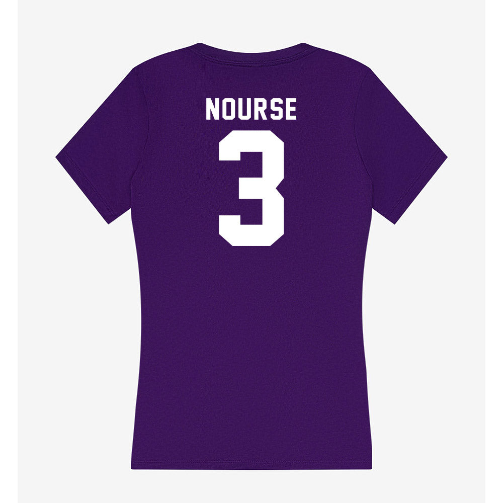 TCU - NCAA Women's Soccer : Peyton Nourse - Women's V-Neck T-Shirt-1