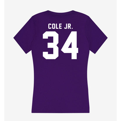TCU - NCAA Football : Perry Cole Jr. - Women's V-Neck T-Shirt-1