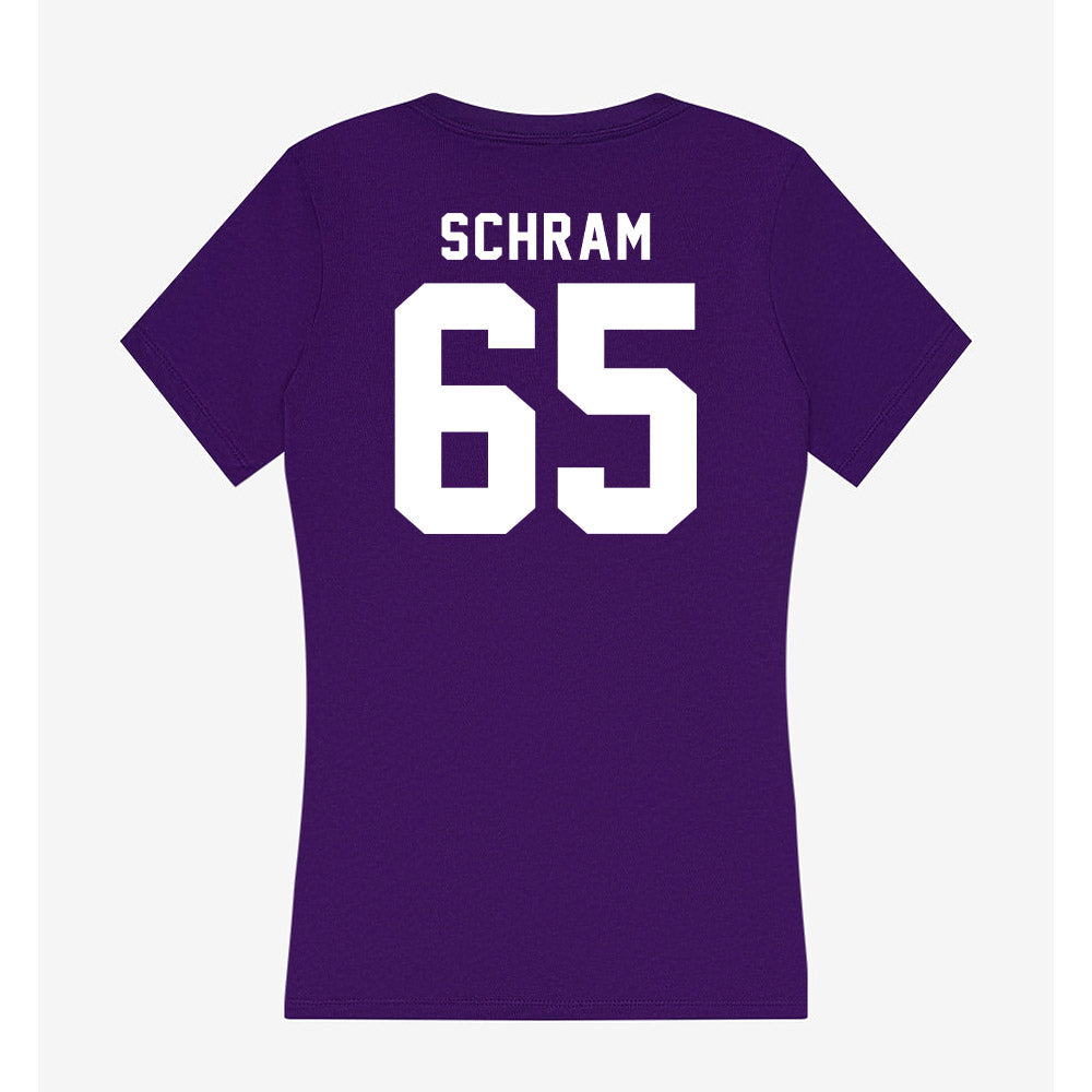 TCU - NCAA Football : Logan Schram - Women's V-Neck T-Shirt-1