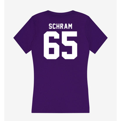 TCU - NCAA Football : Logan Schram - Women's V-Neck T-Shirt-1