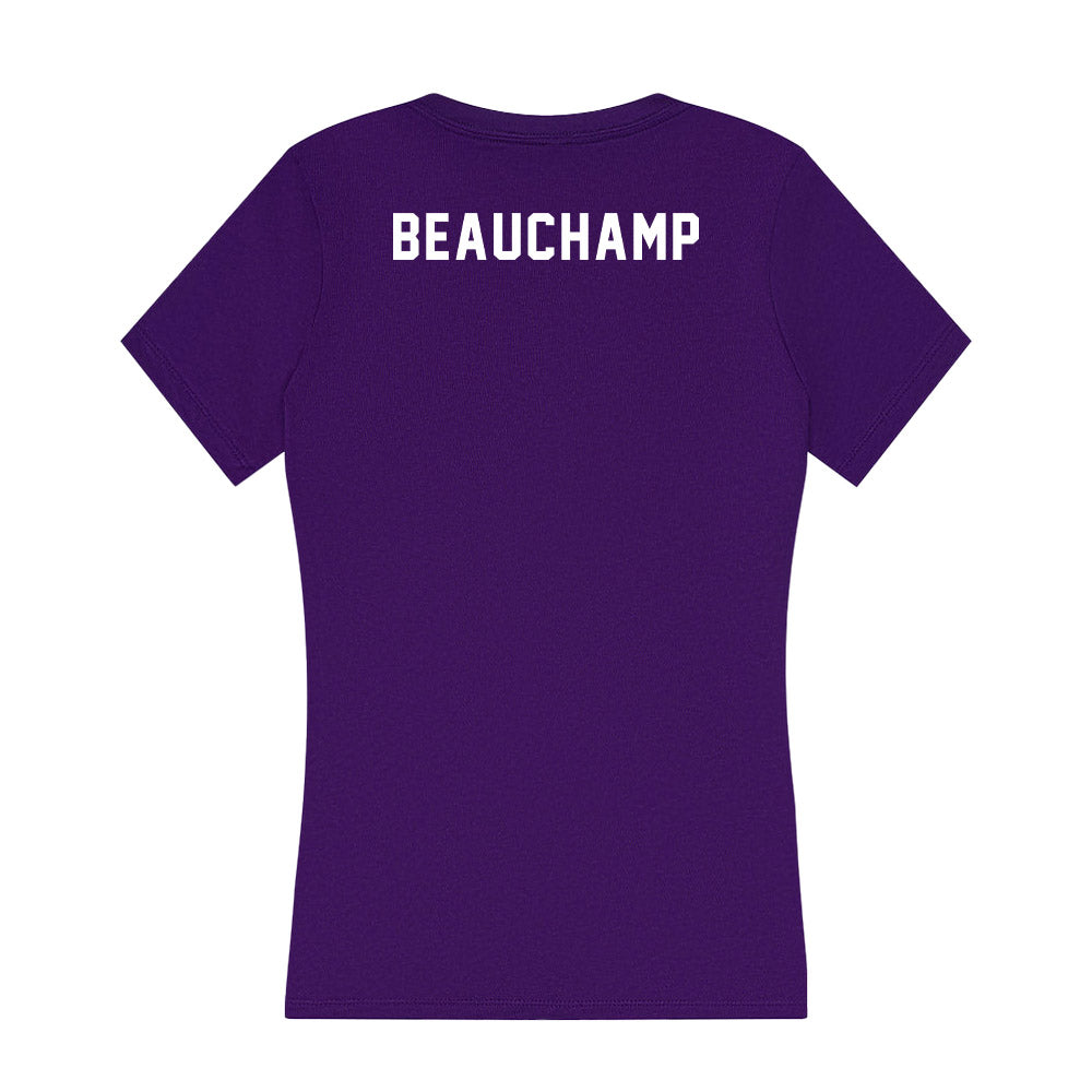 TCU - NCAA Men's Golf : Jack Beauchamp - Women's V-Neck T-Shirt-1