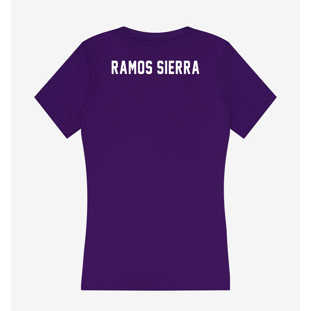 TCU - NCAA Women's Tennis : Cristina Ramos Sierra - Women's V-Neck T-Shirt-1