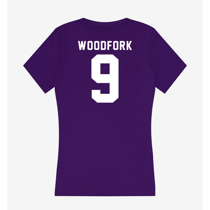 TCU - NCAA Football : Chad Woodfork - Women's V-Neck T-Shirt-1