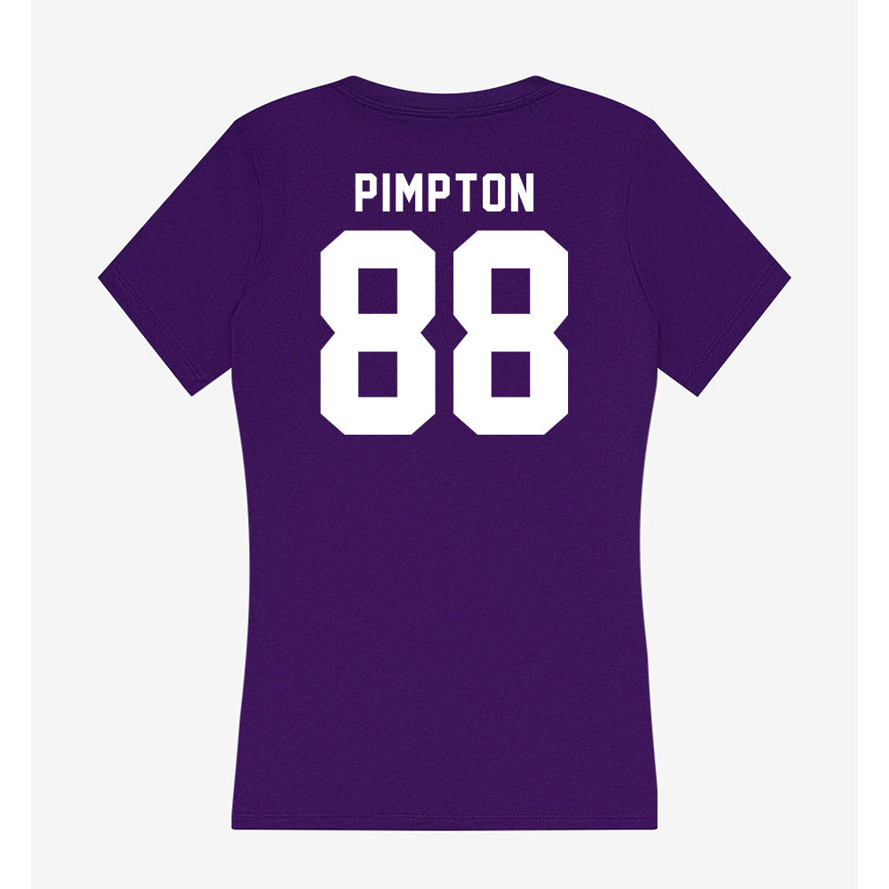 TCU - NCAA Football : KaMorreun Pimpton - Women's V-Neck T-Shirt-1