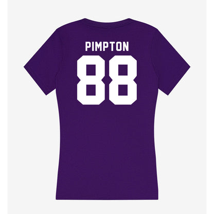 TCU - NCAA Football : KaMorreun Pimpton - Women's V-Neck T-Shirt-1