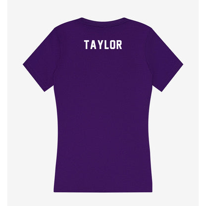 TCU - NCAA Beach Volleyball : Britain Taylor - Women's V-Neck T-Shirt-1