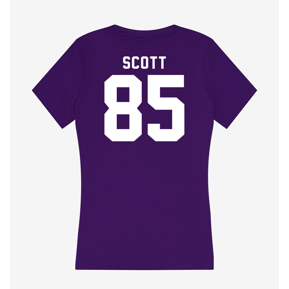 TCU - NCAA Football : James Scott - Women's V-Neck T-Shirt-1