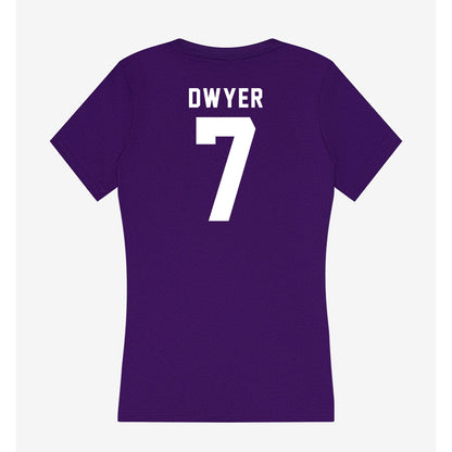TCU - NCAA Football : Jordan Dwyer - Women's V-Neck T-Shirt-1