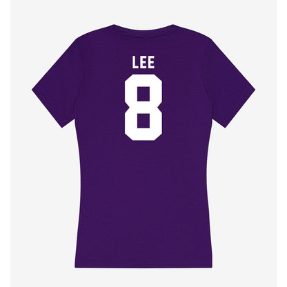 TCU - NCAA Women's Volleyball : Mia Lee - Women's V-Neck T-Shirt-1