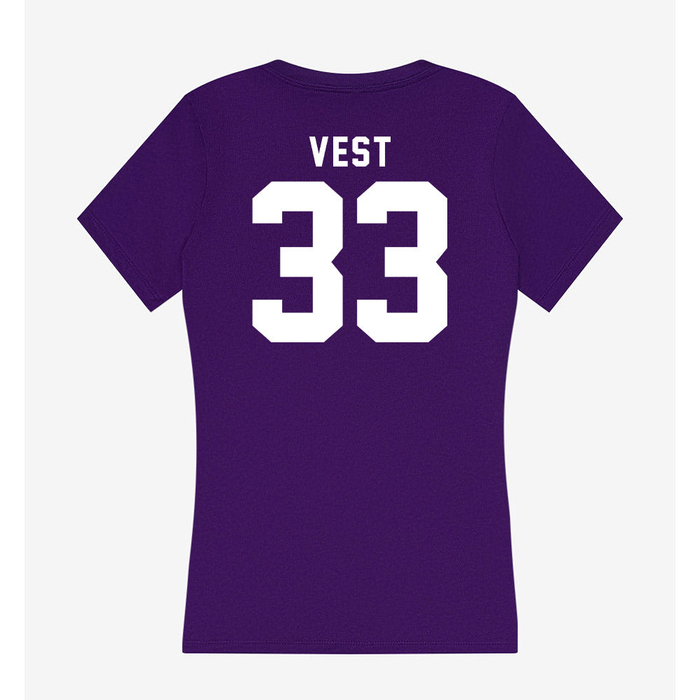 TCU - NCAA Women's Soccer : Grace Vest - Women's V-Neck T-Shirt-1