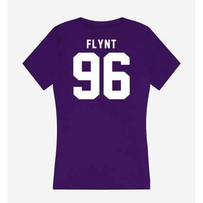 TCU - NCAA Football : Maddox Flynt - Women's V-Neck T-Shirt-1