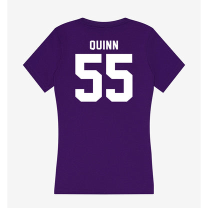 TCU - NCAA Baseball : Walter Quinn - Women's V-Neck T-Shirt-1