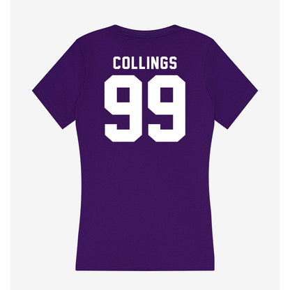 TCU - NCAA Women's Soccer : Eliza Collings - Women's V-Neck T-Shirt-1