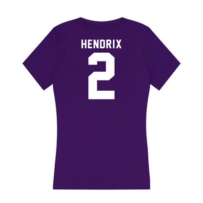 TCU - NCAA Women's Volleyball : Evan Hendrix - Women's V-Neck T-Shirt-1