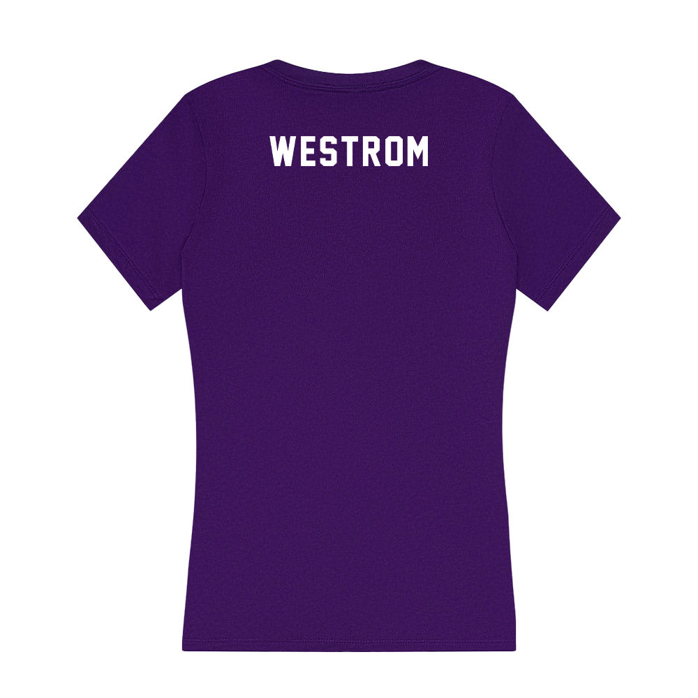 TCU - NCAA Men's Cross Country : Tyler Westrom - Women's V-Neck T-Shirt-1