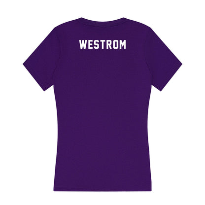 TCU - NCAA Men's Cross Country : Tyler Westrom - Women's V-Neck T-Shirt-1