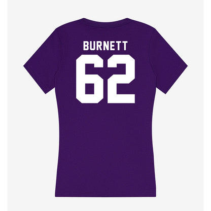 TCU - NCAA Football : Jordan Burnett - Women's V-Neck T-Shirt-1