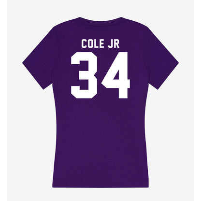 TCU - NCAA Football : Perry Cole Jr - Women's V-Neck T-Shirt-1