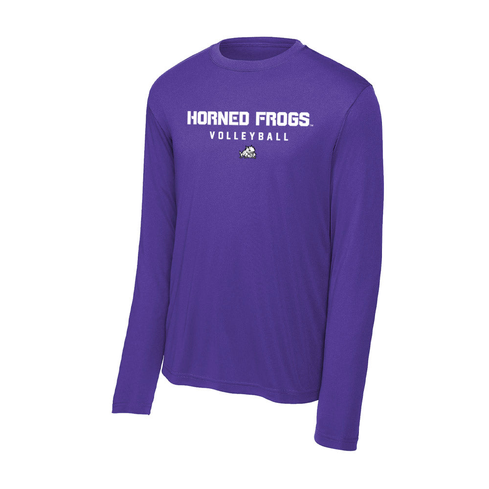 TCU - NCAA Women's Volleyball : Mia Lee - Activewear Long Sleeve T-Shirt-0