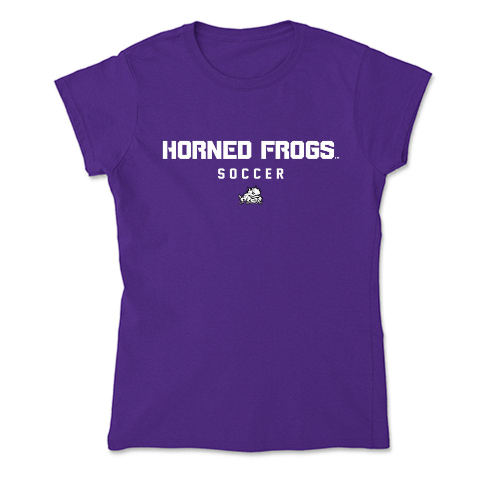 TCU - NCAA Women's Soccer : Gianna Owens - Soft Style Women’s T-Shirt-0