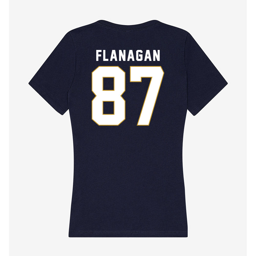 Notre Dame - NCAA Football : Cooper Flanagan - Women's V-Neck T-Shirt-1