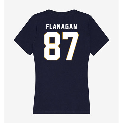Notre Dame - NCAA Football : Cooper Flanagan - Women's V-Neck T-Shirt-1