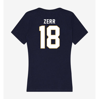 Notre Dame - NCAA Baseball : Aiden Zerr - Women's V-Neck T-Shirt-1