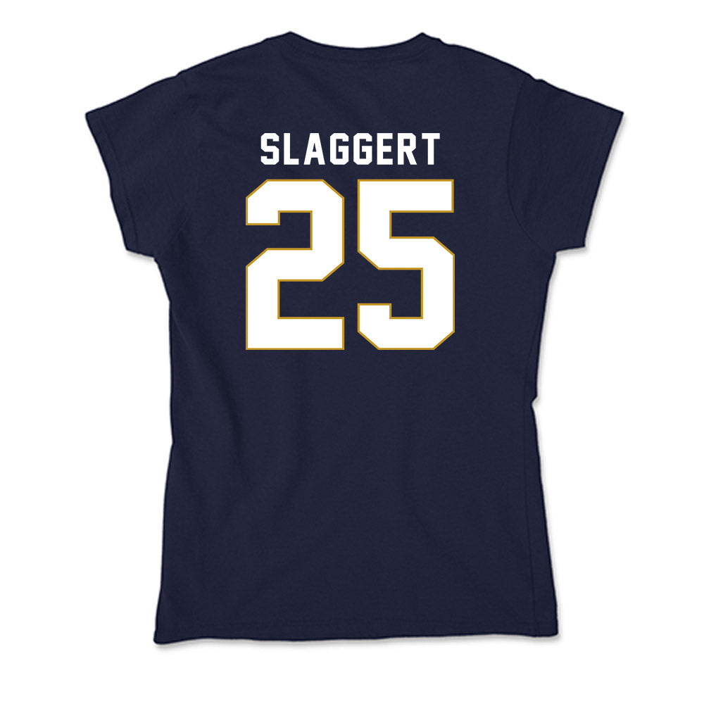 Notre Dame - NCAA Men's Ice Hockey : Carter Slaggert - Soft Style Women’s T-Shirt-1