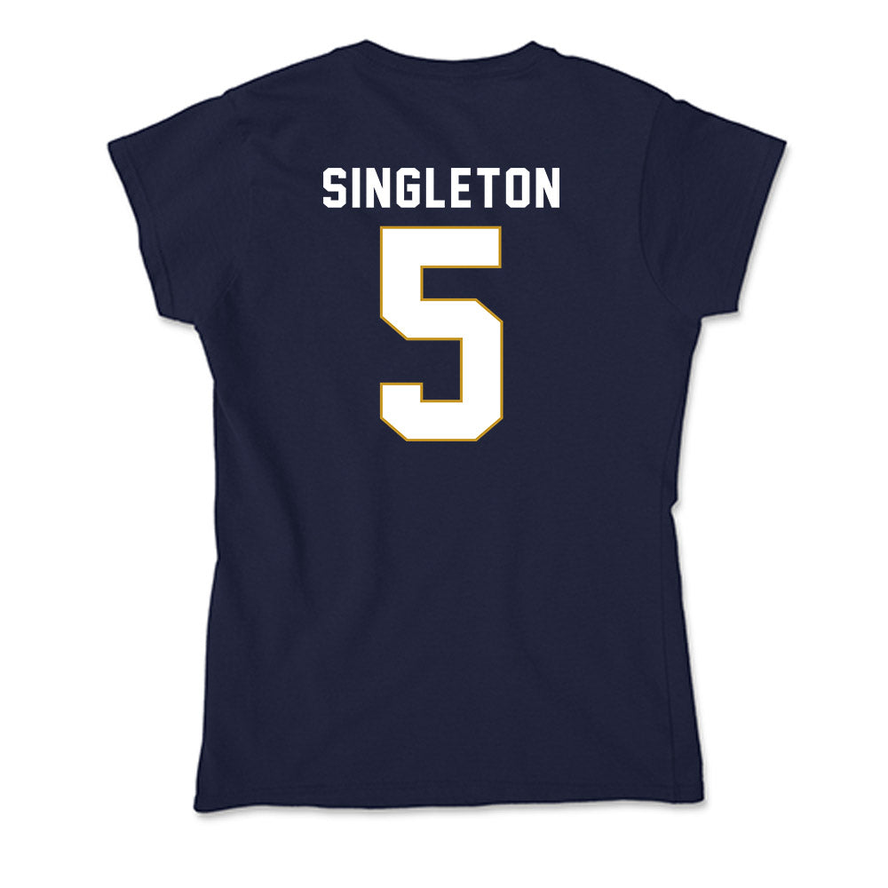 Notre Dame - NCAA Baseball : Dylan Singleton - Soft Style Women’s T-Shirt-1