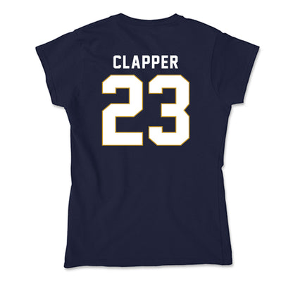 Notre Dame - NCAA Football : Jakobe Clapper - Soft Style Women’s T-Shirt-1