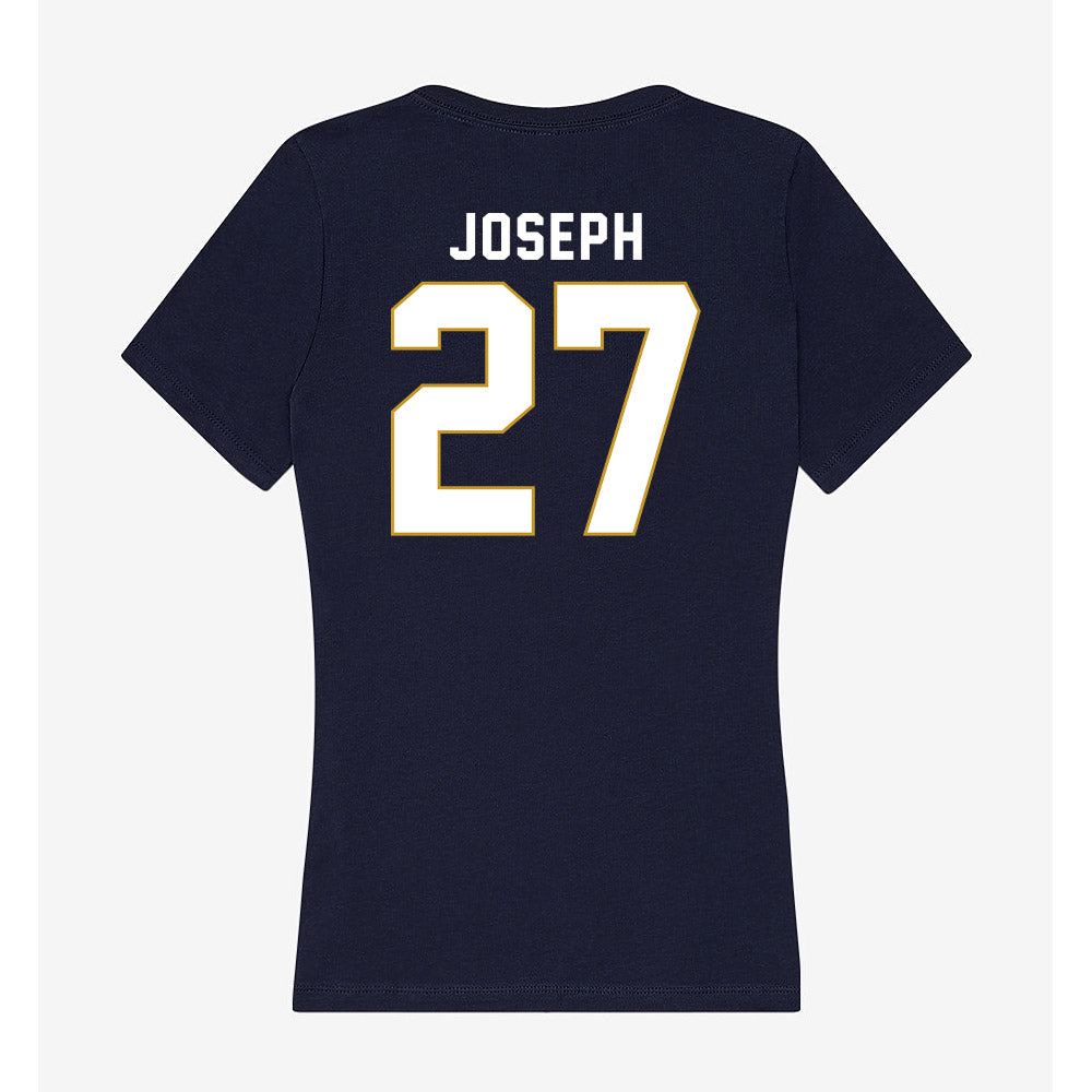 Notre Dame - NCAA Women's Soccer : Lily Joseph - Women's V-Neck T-Shirt-1