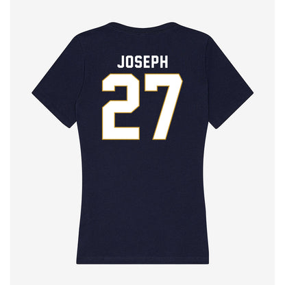 Notre Dame - NCAA Women's Soccer : Lily Joseph - Women's V-Neck T-Shirt-1