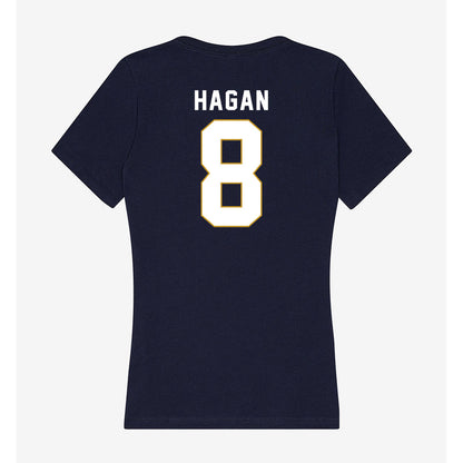 Notre Dame - NCAA Softball : Lily Hagan - Women's V-Neck T-Shirt-1