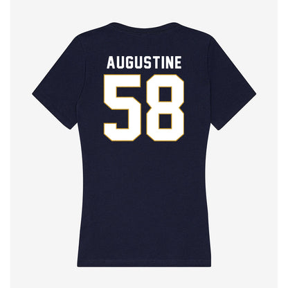 Notre Dame - NCAA Football : Matty Augustine - Women's V-Neck T-Shirt-1