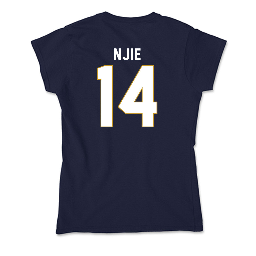 Notre Dame - NCAA Men's Basketball : Kebba Njie - Soft Style Women’s T-Shirt-1