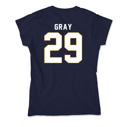 Notre Dame - NCAA Football : Christian Gray - Soft Style Women’s T-Shirt-1