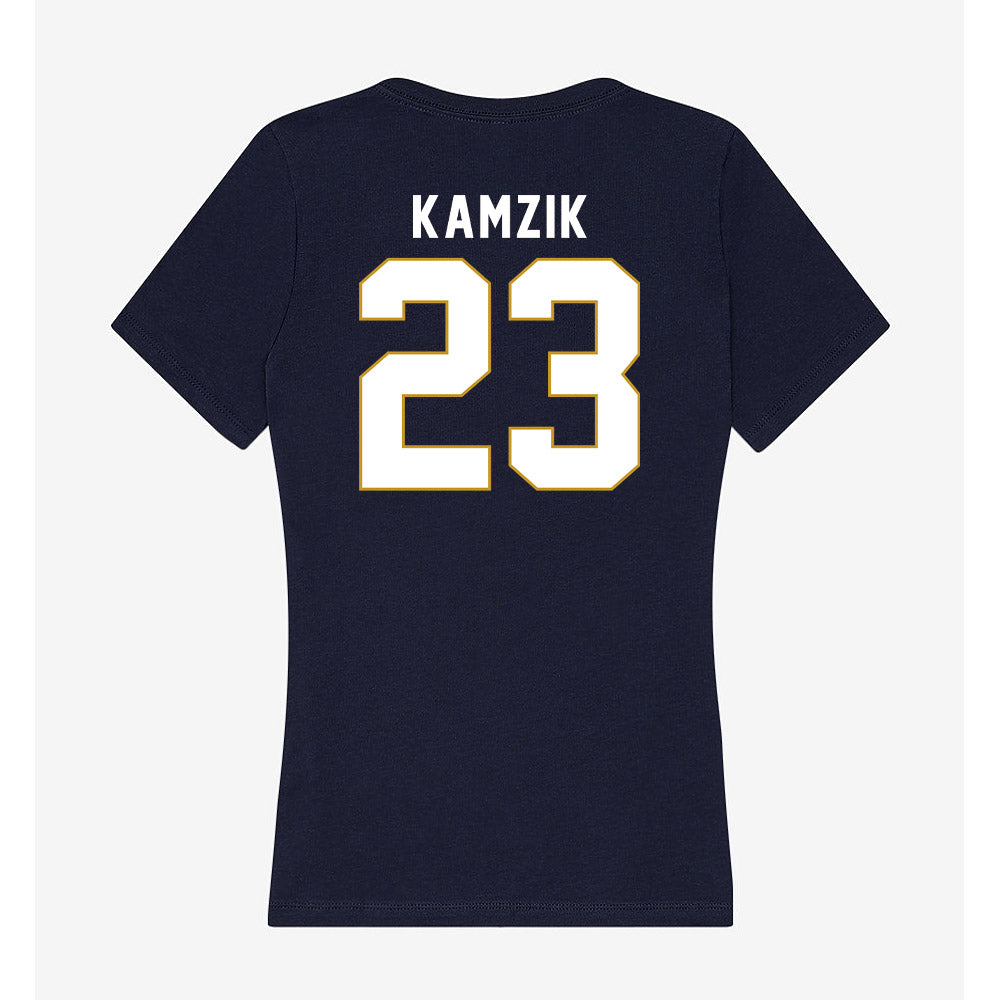 Notre Dame - NCAA Softball : Kamryn Kamzik - Women's V-Neck T-Shirt-1