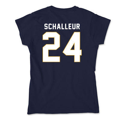 Notre Dame - NCAA Women's Lacrosse : Bailey Schalleur - Soft Style Women’s T-Shirt-1